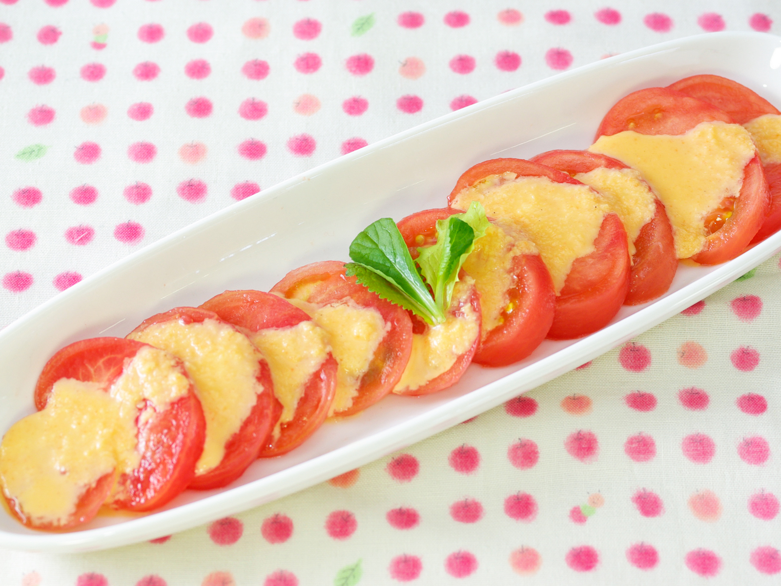 完熟トマトのスライスサラダ 株式会社マスコ