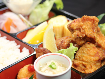 宮崎鶏の唐揚げ御膳<br>Fried Miyazaki Chicken Set