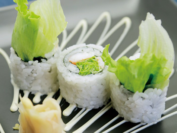 らくいオリジナル レタス巻き<br>Rakui Original Lettuce Sushi Roll