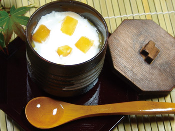 手作りマンゴープリン<br>Handmade Mango Pudding