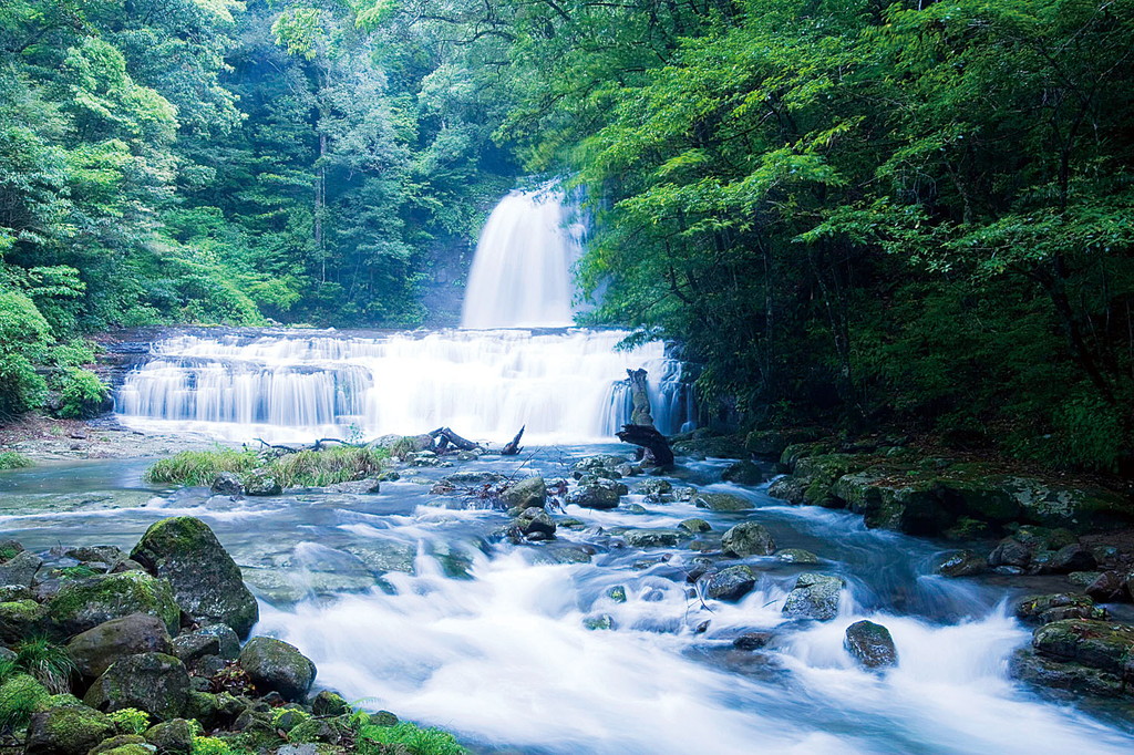 宮崎観光スポット 猪八重渓谷 五重の滝