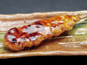 つくね（1本）<br>Grilled Minced Chicken Meatball Skewers with BBQ Sauce