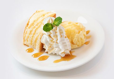 メープル香るスフレパンケーキ