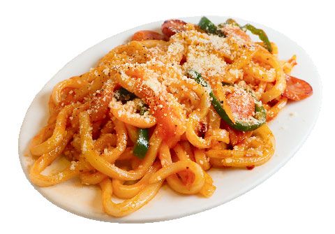 うどんナポリタン