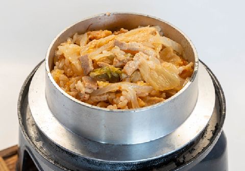 豚キムチ釜めし