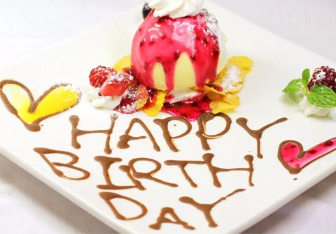 お誕生日デザート