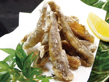 めひかり唐揚げ<br>Deep-fried Mehikari (Fish)