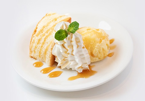 メープル香るスフレパンケーキ