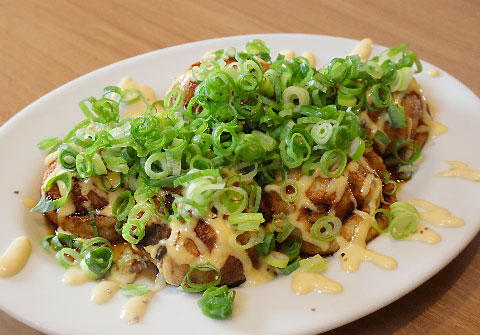 屋台風ねぎマヨぶっかけタコ焼き