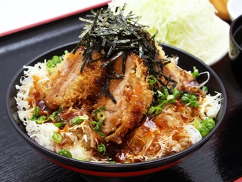 和風ソースかつ丼<br>Japanese Worcestershire Sauce Pork Cutlet Rice Bowl