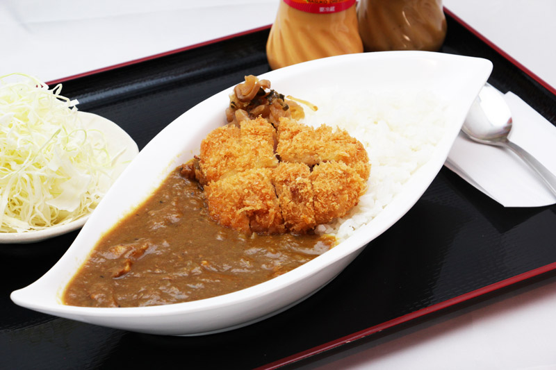 ロースかつカレー<br>Pork Loin Cutlet with Curry and Rice